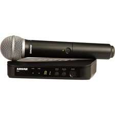 Shure BLX24 Handheld Wireless System With PG58 Capsule Band H10