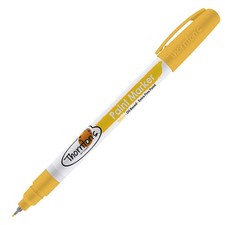 Thornton's Art Supply Oil-Based Paint Marker, Extra Fine Point, Yellow Ink