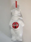 Vintage Coke Always Coca Cola POLAR BEAR 12 Oz Plastic Sippy Straw Cup Trumbler