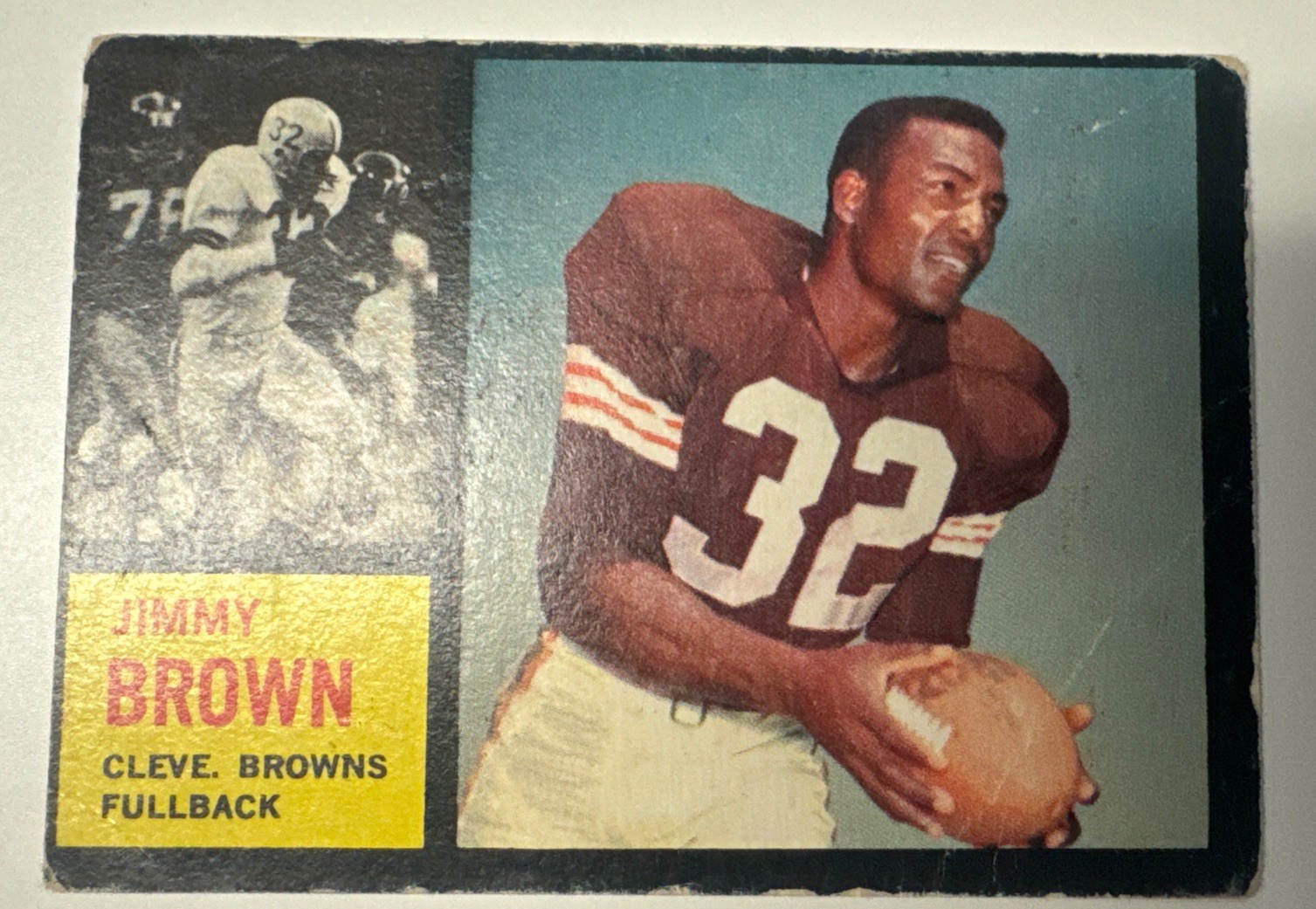 1962 Topps Jimmy Brown #28 Cleveland Browns