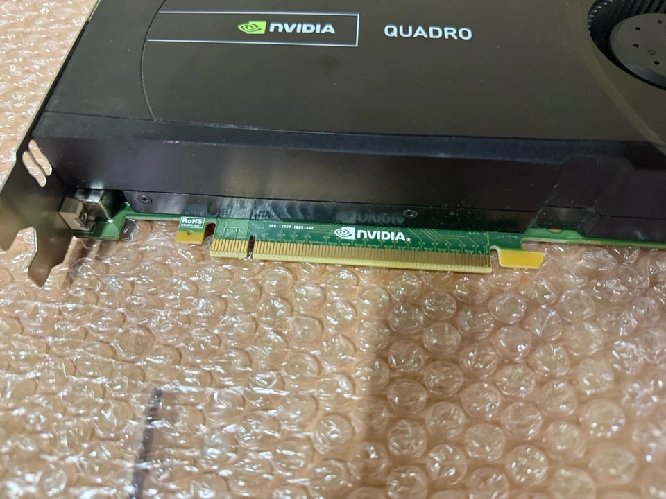 NVIDIA Quadro 5000 2.5GB GDDR5 Graphic Card HP P/N: 608532-002 - Image 3 of 4