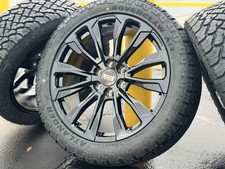 22 Black 2026 Cadillac Escalade Wheels Rims Tires Escalade Wheels 22x9