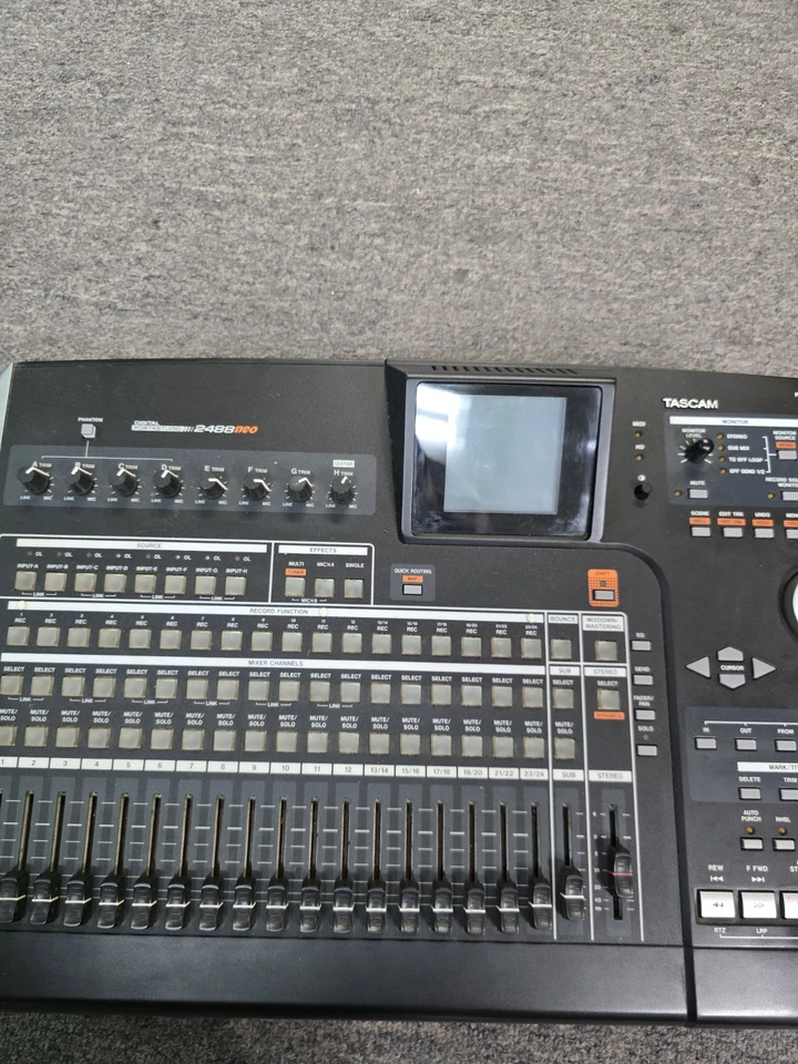 TASCAM 2488neo 24-Track Digital Recorder Tested Working Good Condition - Image 3 of 4