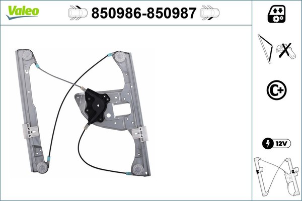 Fensterheber Valeo 850986 FüR Mercedes W203 Klasse S203 Model 180 203 035 235-image