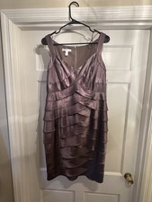 London Times Shiny/Metallic Cocktail Dress Size 10