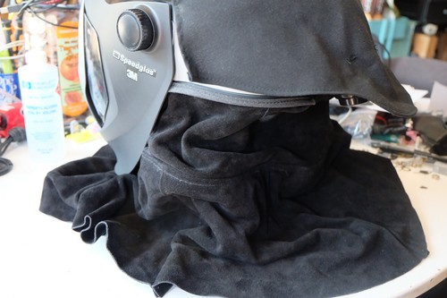 3M Speedglas Schweißschild / Versaflo PAPR M-409SG Helm mit Lederverkleidung - Bild 4 von 9