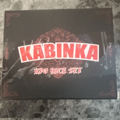 Kabinka DND Career RPG Dice Set BGD001-Red Dungeons & Dragons