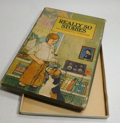 VTG 1924 Really So Stories by Elizabeth Gordon Hardcover Children's Book Sleeve