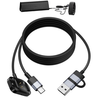 OLCLSS Magnetic Charger for RayBan Meta Neural Band, 2in1 Magnetic Charging C...