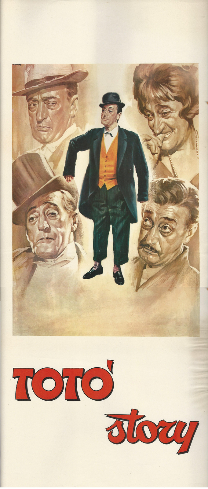 Locandina originale film Totò story (1968) - Regia di Camillo Mastrocinque, Mario Mattoli