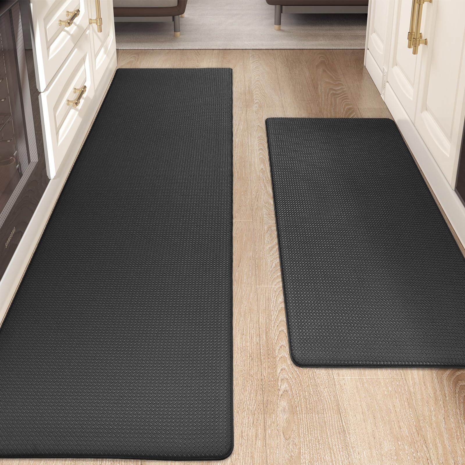 Kitchen Rugs, Kitchen Rug Set 2 Piece Kitchen Runner Rug Kitchen Floor Mat, C...