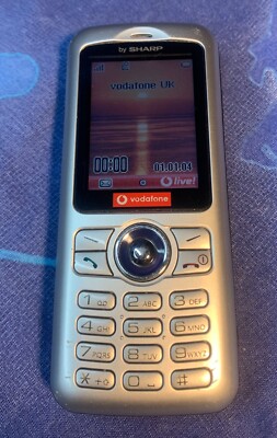 Sharp GX15 Vintage GSM Handy Vodafone Netz - funktionstüchtig