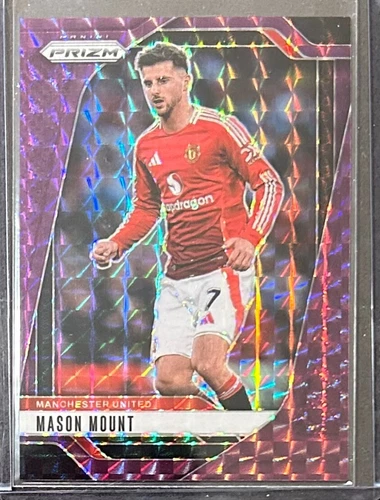 2024-25 Panini Prizm Premier League #140 Mason Mount Purple Mosaic #/249