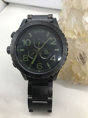 【美品】NIXON 51-30 CHRONO SIMPLIFY クロノグラフ NIXON SIMPLIFY THE 51-30 Chrono 300m Stainless Steel Watch