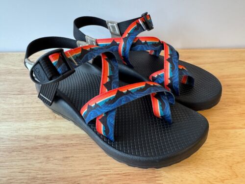 Chaco Z/2 klassische Damen-Sandalen National Park Foundation Berge Wellen Größe 8