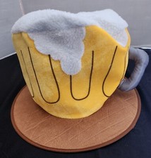 FREE Large Unisex Bar Bartender Christmas Tree 10" tall Beer Mug Cup Top Hat NEW