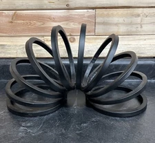 Bergamo Art  15.5 “  Long Decorative Handmade Aluminum Modern Sculpture in Black