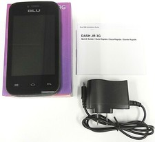 BLU Dash Jr 3G D192U - Black  Unlocked  International Dual SIM Smartphone