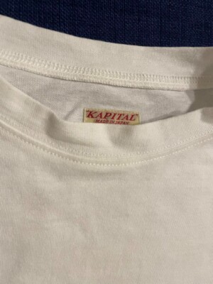 ［完売品］KAPITAL SMILE 猫 ロンT Kapital Capital Long Sleeve Tee T-Shirt Smile Cat Size 1
