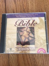 THE DELUXE MULTIMEDIA BIBLE CD Rom-Ships N 24h