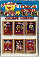 Garbage Pail Kids Puffy Stickers Stick-On Picutres Sealed ‘86 ADAM BOMB GBK