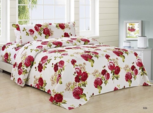 100% GSM Exquisite 4pcs Bed Sheet Set - Afbeelding 7 van 12
