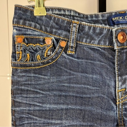 Jeans skinny MEK DNM Avalon sigaretta donna 28 (32x30) denim lavaggio scuro elasticizzato - Foto 7 di 13