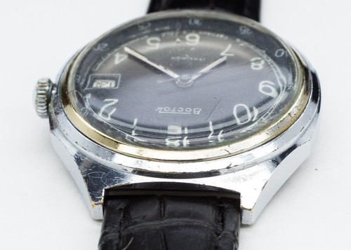 Vintage WOSTOK Vostok Mechanical 17 Jewels Men's Wrist Watch USSR - Picture 8 of 9