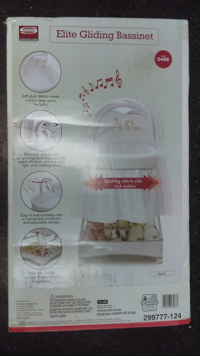 Simmons gliding cheap bassinet