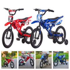 Children Bicycle 3-9 Years Old 16 18'' Moto Bike Kids Boys Bike with Stabilisers