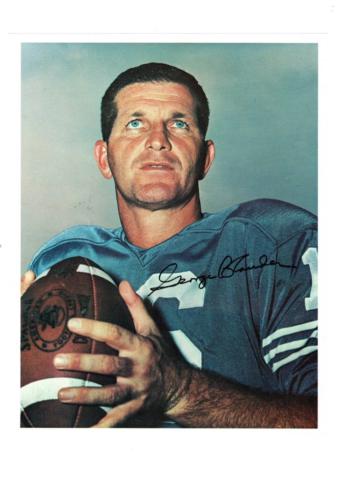 1960 HOUSTON OILERS 8X10 PHOTO GEORGE BLANDA NFL HOF TEXAS FOOTBALL AFL