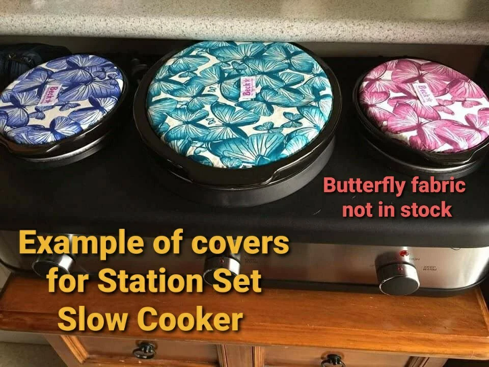 Slow Cooker Covers for 3 Station Slow Cooker Homemaker (pls read description)