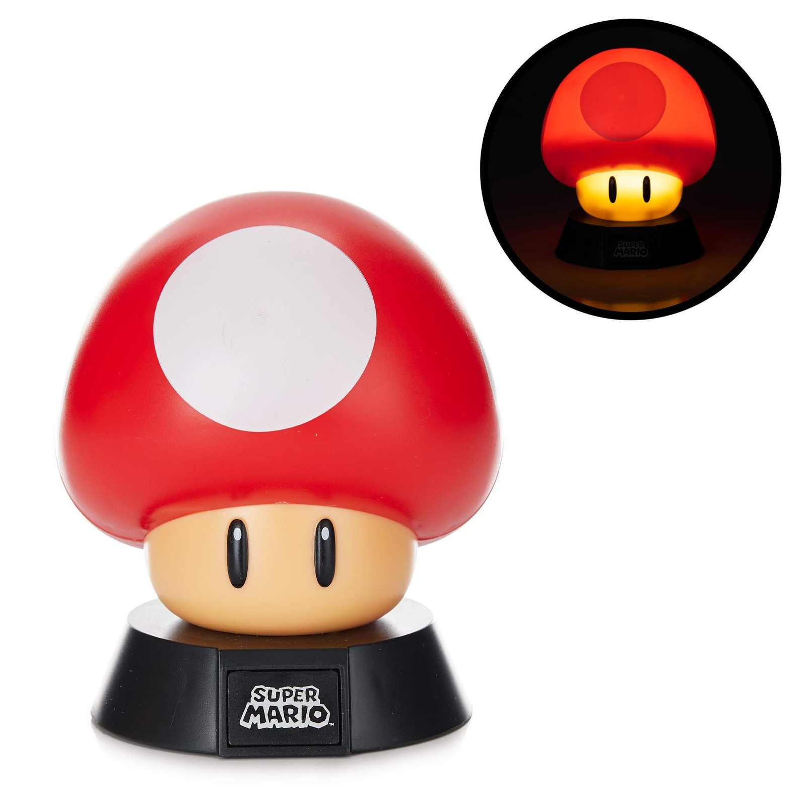 Paladone Super Mario Bros. Mushroom 3D Night Light (New)