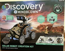 Discovery Kids Mindblown STEM 12-in-1 Solar Robot Creation 190-Piece Kit