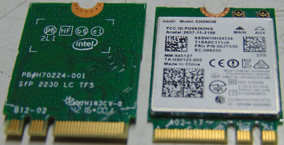 Intel 8260NGW : Qty You Choose -BT/WiFi Card :Used pulls from working systems.
