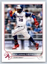2022 Topps Guillermo Heredia 582 Montgomery Club Parallel Atlanta Braves #610