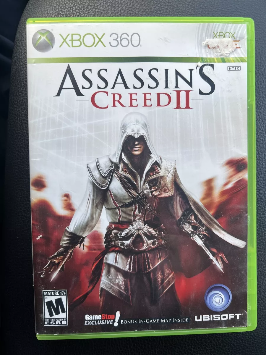 Assassin's Creed 2 (Microsoft XBOX 360, 2009) w/ Manual & Map Download  Tested