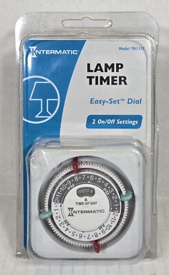 Intermatic Lamp Timer Easy Set Dial 2 Settings Model  TN111C