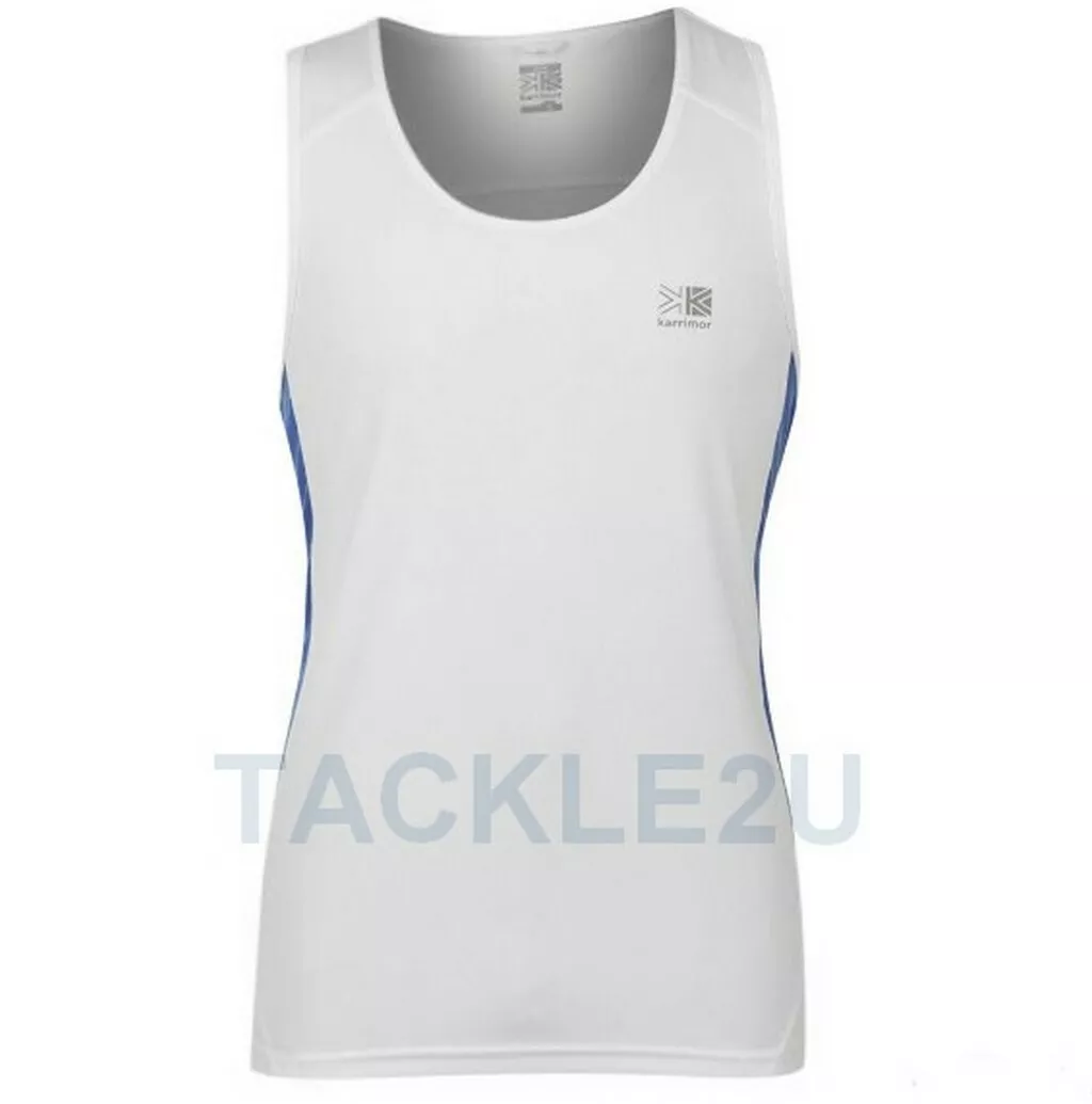 Karrimor Running Vest,T,Mens,XXL,White or Blue, Brand New, RRP £17.99 FREE  P.P.