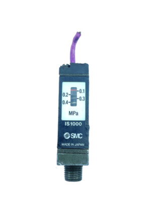 SMC IS1000 / IS 1000 Pressure Switch 0.1 to 0.4 MPa Mechanical Regulator #W8