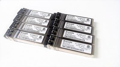 8 X BROCADE 57-1000012-01 8G GBPS SW SFP FIBER OPTIC TRANSCEIVER 8GB SW