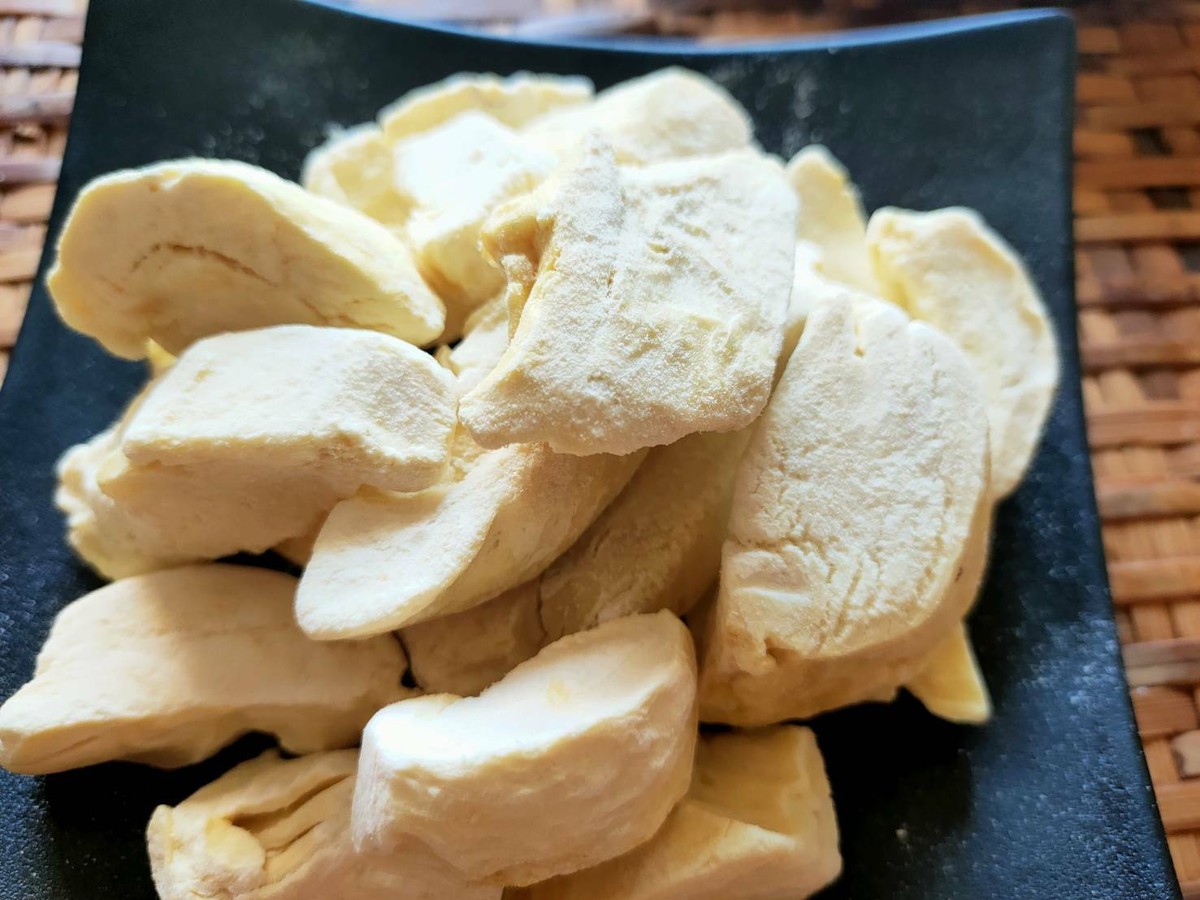 Fruit Durian Congelé De Thaïlande – 500g, Collation Naturelle Sucrée