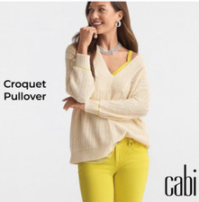 Cabi New NWT Croquet Pullover 6233 Ivory XS - XL Was 149