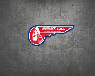 Mohawk Oil links Aufkleber - Oldschool Hot Rat Rod MOPAR V8 Muscle Car Sticker