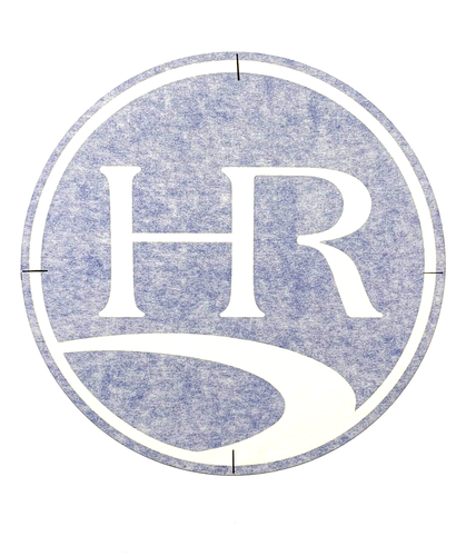 HOLIDAY RAMBLER HR LOGO DECAL GRAPHICS Blue 9.5 “ OEM REFLECTIVE ADMIRAL SCEPTER - Picture 4 of 4