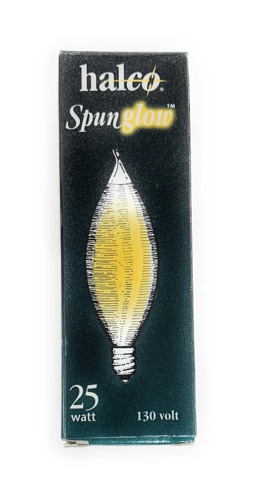4 ea. Halco 100210 Decorative C11 Spun Glow Bulbs - Candelabra Base 130V 25 Watt - Image 2 of 3