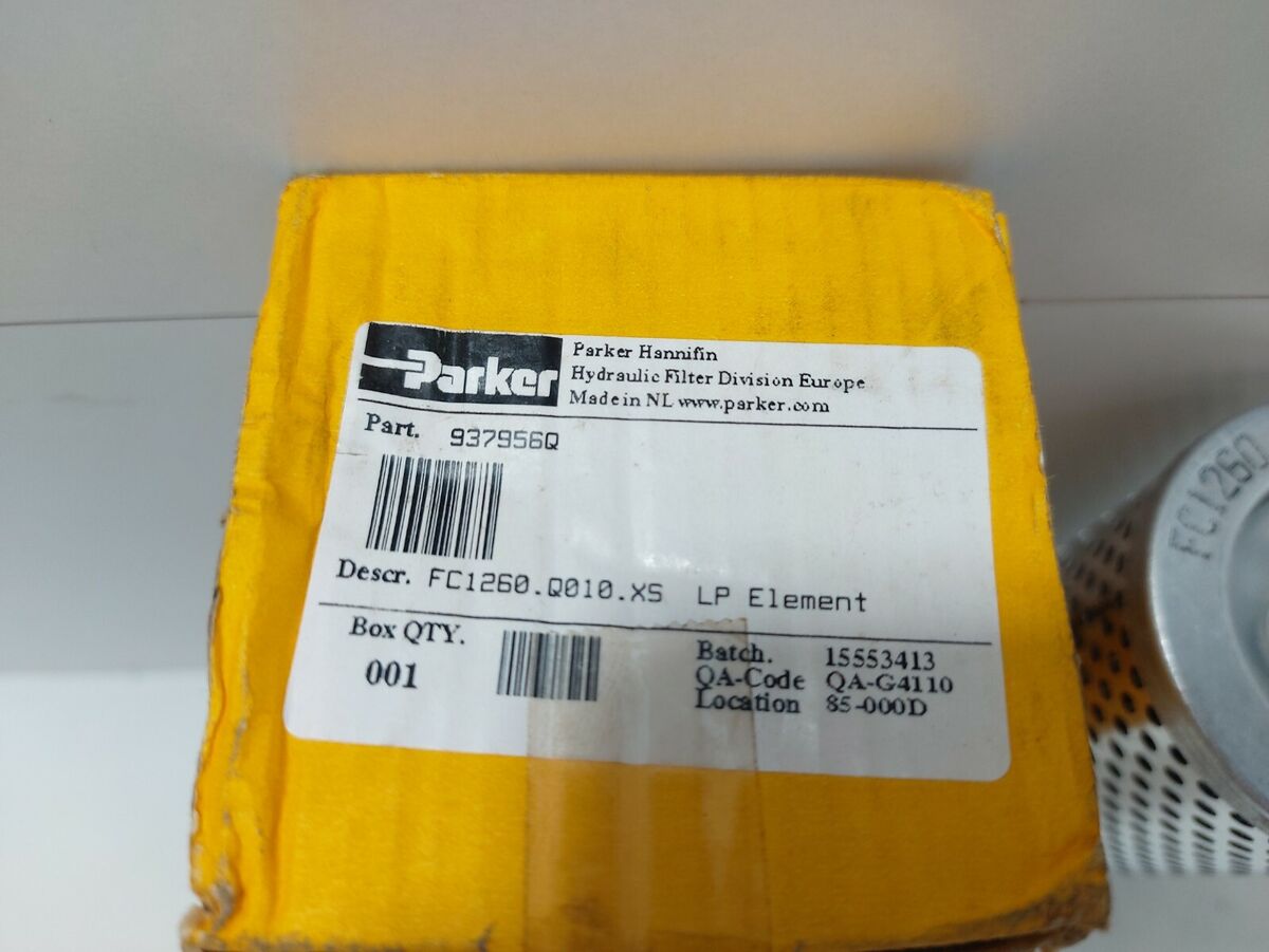 Parker 937956Q Filter Element FC1260.Q010.XS | eBay Parker 937956Q Filter Element FC1260.Q010.XS | eBay