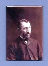 VINCENT VAN GOGH 2X3 FRIDGE MAGNET ARTIST PAINTER FINE ART DUTCH PORTRAIT SUIT