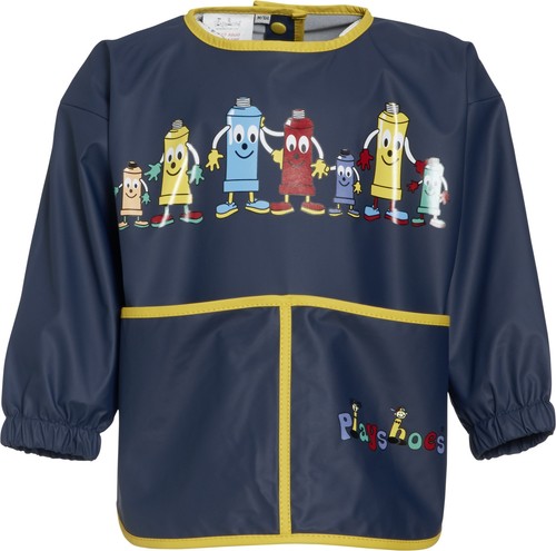 Grembiule Impermeabile Playshoes Per Bambini E Ragazzi - Con Maniche, Chiusura A Bottoni, Tasche Frontali, Certificato Oeko-Tex - 2