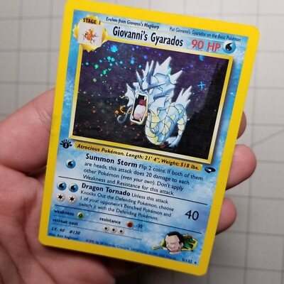 Giovannis Gyarados - 1st Edition - Gym Challenge 5/132 LP Condition